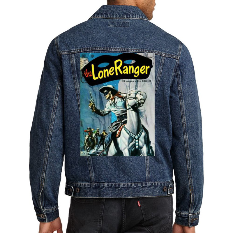 Lone Ranger   Vintage Cool Men Denim Jacket by alheklupsm | Artistshot