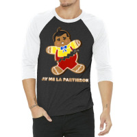 Funny Latino Gingerbread Chunky Boy Pan Dulce Latinx Cookie T Shirt 3/4 Sleeve Shirt | Artistshot