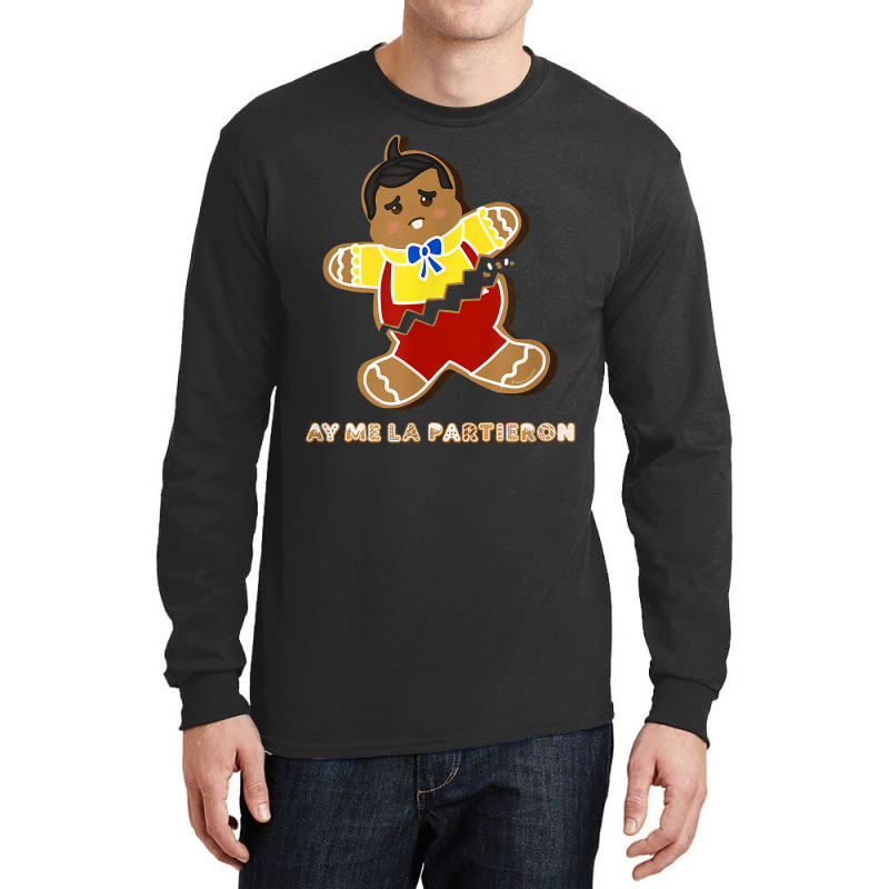 Funny Latino Gingerbread Chunky Boy Pan Dulce Latinx Cookie T Shirt Long Sleeve Shirts by tawny4okburd | Artistshot