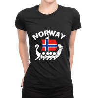 Limited Edition Norway Viking & Women Ladies Fitted T-shirt | Artistshot