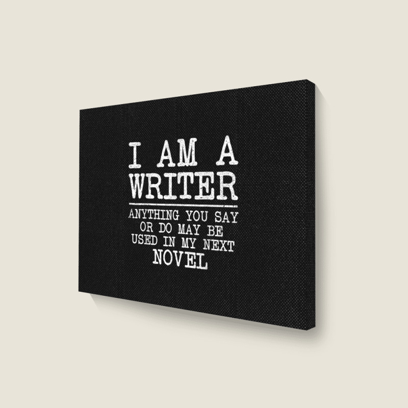 Cool Writer Art For Men Women Novel Author Writing Novelist Landscape Canvas Print | Artistshot