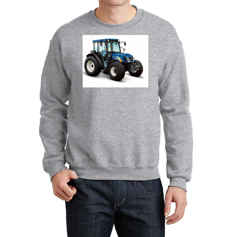 Tractor  Baby Red Crewneck Sweatshirt by tintesbaxhiau | Artistshot