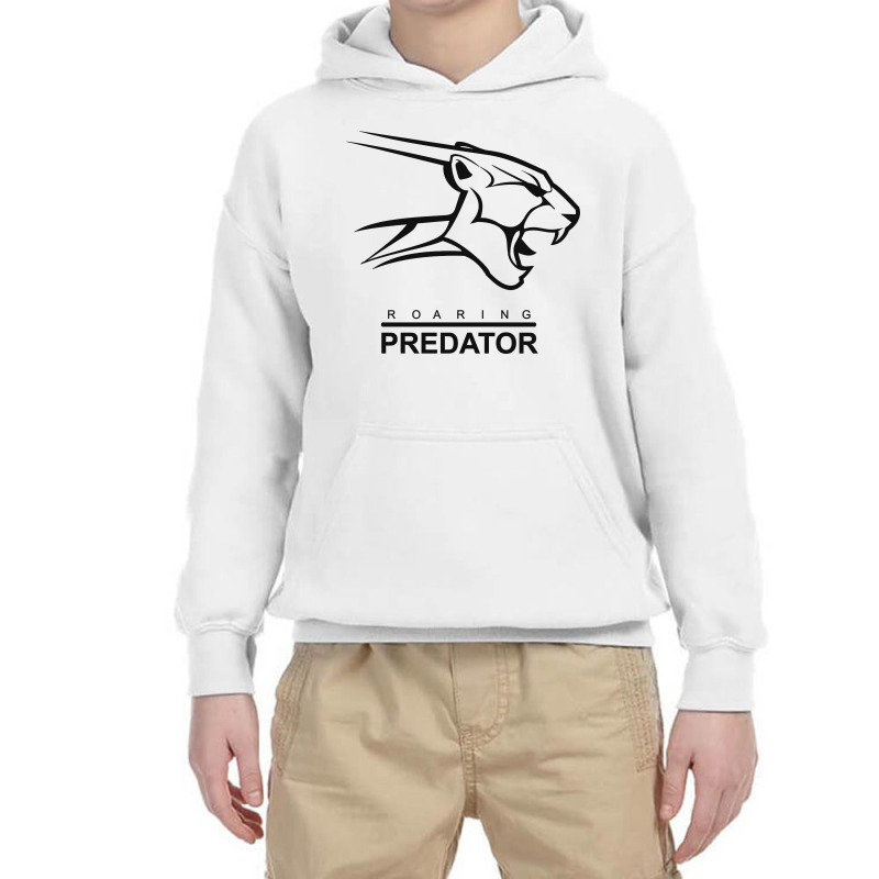 Roaring Predator Youth Hoodie by Suettan | Artistshot