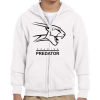 Roaring Predator Youth Zipper Hoodie | Artistshot