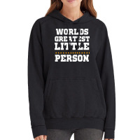 Worlds Greatest Little Person  Classic Vintage Hoodie | Artistshot