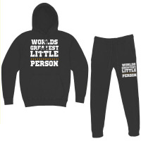 Worlds Greatest Little Person  Classic Hoodie & Jogger Set | Artistshot