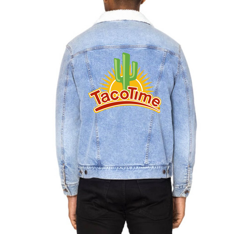 Tacotime Resto Unisex Sherpa-Lined Denim Jacket by BrentBir | Artistshot