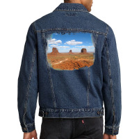 Monument Valley   Aesthetic Nostalgia Men Denim Jacket | Artistshot