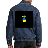 Is Potato As Seen On Late Night Television Poster Yellow Men Denim Jacket | Artistshot