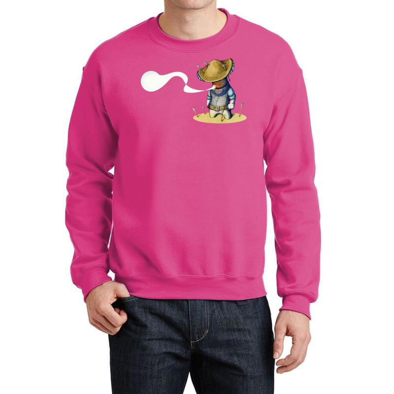 Mushroom With Arrows   Humor Girl Crewneck Sweatshirt by alheklupsm | Artistshot