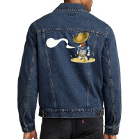 Mushroom With Arrows   Humor Girl Men Denim Jacket | Artistshot