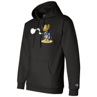 Mushroom With Arrows   Humor Girl Champion Hoodie | Artistshot