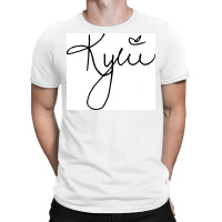 Kylie Signature Poster Hippie T-shirt | Artistshot