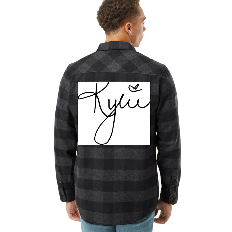 Kylie Signature Poster Hippie Flannel Shirt by maunesebekb | Artistshot