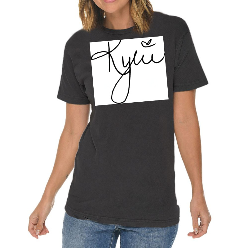 Kylie Signature Poster Hippie Vintage T-Shirt by maunesebekb | Artistshot