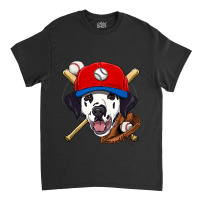 Dalmatian Baseball Dog Lovers Baseball Player 126.png Classic T-shirt | Artistshot