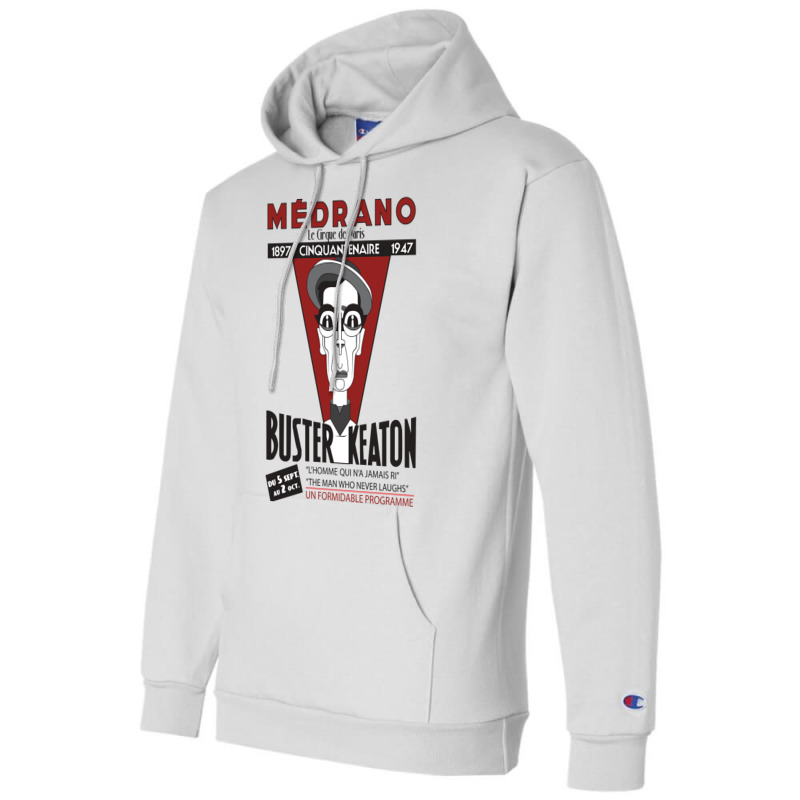 Buster Keaton In Paris  T Red Champion Hoodie | Artistshot