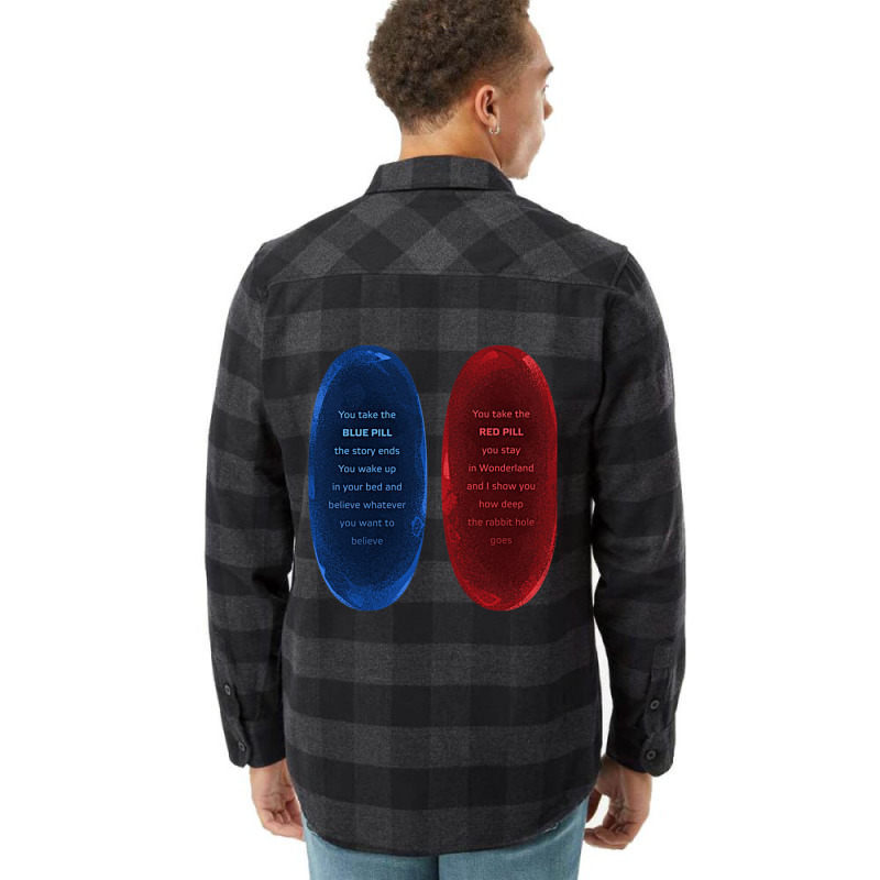 A The Matrix Pills Flannel Shirt | Artistshot