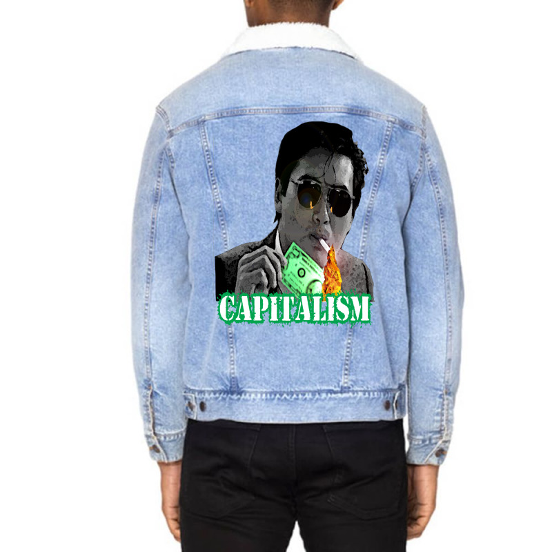 Capitalism  T Music Unisex Sherpa-lined Denim Jacket | Artistshot