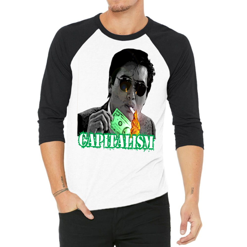 Capitalism  T Music 3/4 Sleeve Shirt | Artistshot