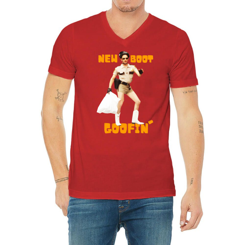 New Boot Goofin Funny New Boot Goofin Lt Dangle   Love Boy V-Neck Tee by alheklupsm | Artistshot