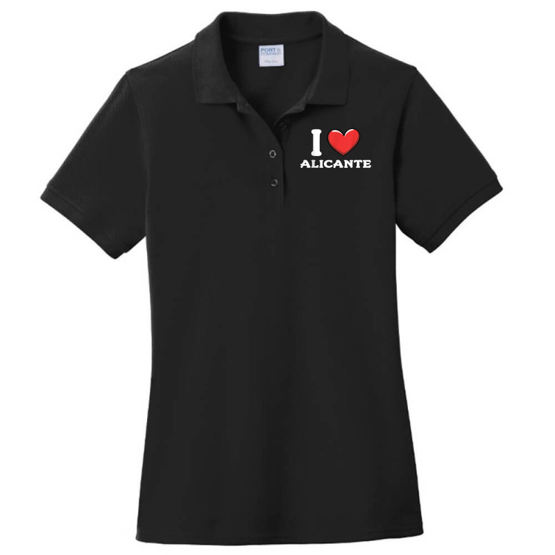 I Love Alicante Spain T Shirt Ladies Polo Shirt by nilda1pr4klauer | Artistshot