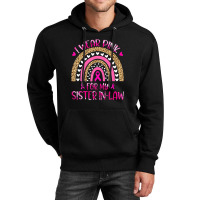 In October I Wear Pink For My Sister In-law Tie Dye Rainbow Unisex Hoodie | Artistshot