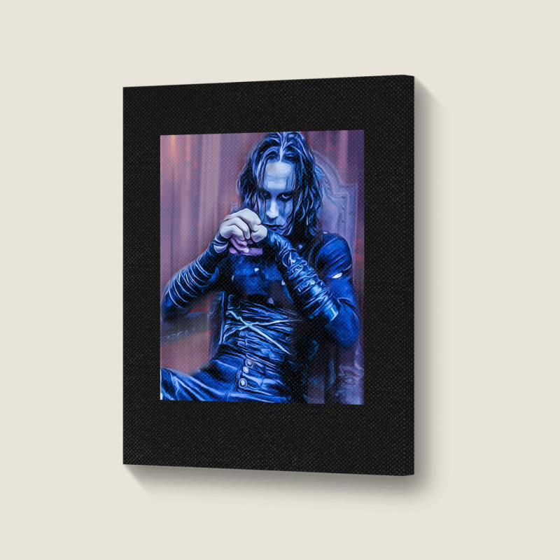 The Crow Print Film Portrait Canvas Print | Artistshot