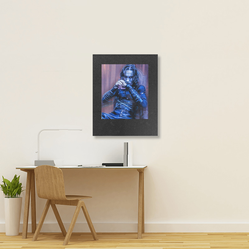 The Crow Print Film Portrait Canvas Print | Artistshot