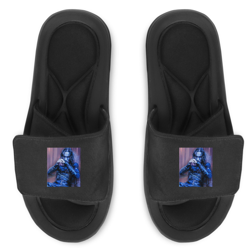 The Crow Print Film Slide Sandal | Artistshot