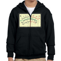 Swr Meter Amateur Ham Radio Novelty Distressed Youth Zipper Hoodie | Artistshot