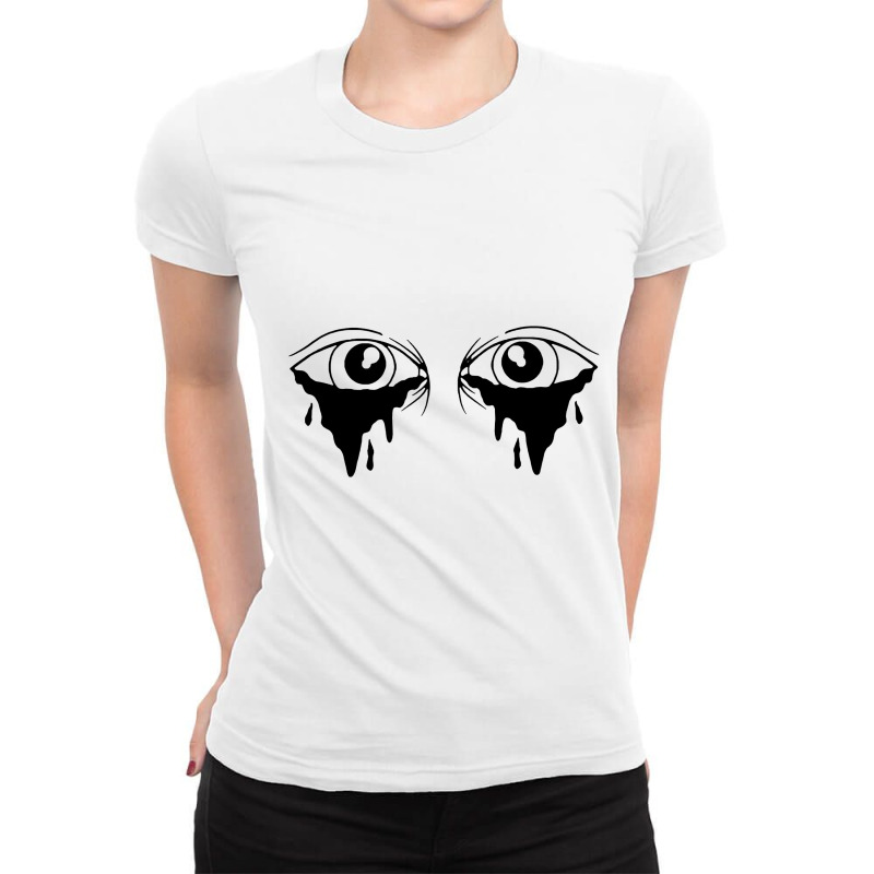 Eyes Ladies Fitted T-shirt | Artistshot