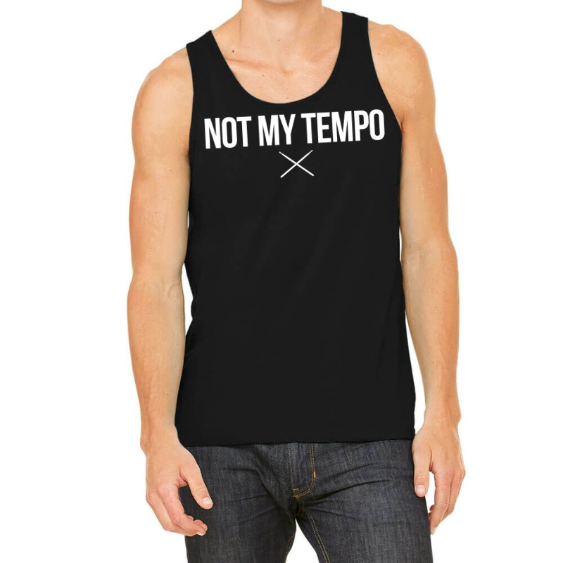 Whiplash Not My Tempo White Clean  T Tank Top by tintesbaxhiau | Artistshot