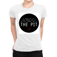 I Was In The Pit Mouse Rat Parks And Recreation Poster Ladies Fitted T-shirt | Artistshot