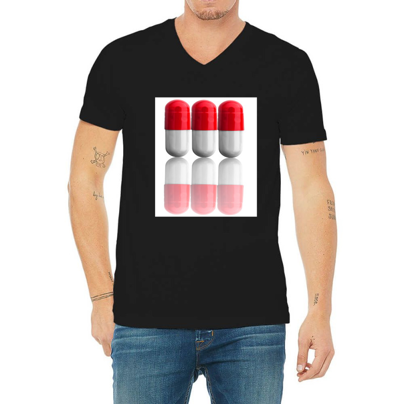 Q Take The Red Pill 1 V-neck Tee | Artistshot