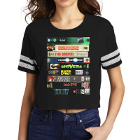 Cronenberg Vhs Collection  T Girl Scorecard Crop Tee | Artistshot