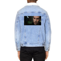 Q The Matrix There Is No Spoon Unisex Sherpa-lined Denim Jacket | Artistshot