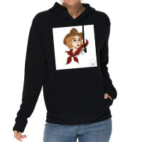 Pretty Ginger Cowgirl With Freckles   Summer Aesthetic Lightweight Hoodie | Artistshot