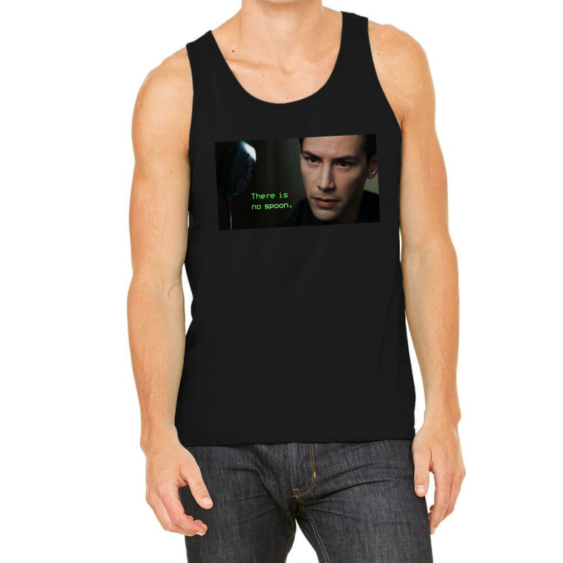 Q The Matrix There Is No Spoon Tank Top | Artistshot