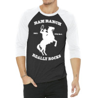 Ram Ranch  Design   Travel Hipster Cool 3/4 Sleeve Shirt | Artistshot