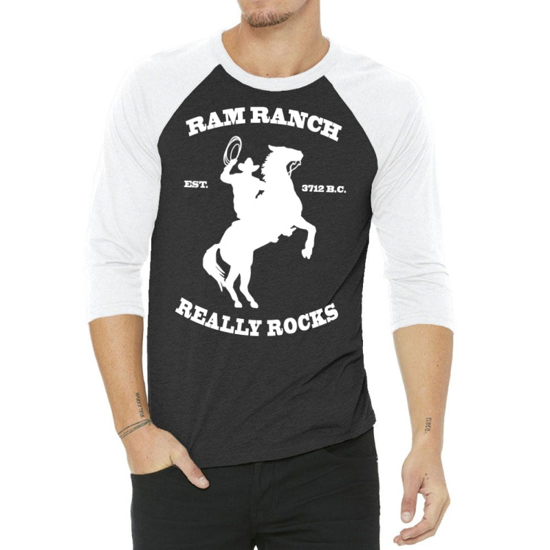 Ram Ranch  Design   Travel Hipster Cool 3/4 Sleeve Shirt by alheklupsm | Artistshot