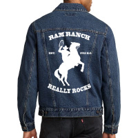 Ram Ranch  Design   Travel Hipster Cool Men Denim Jacket | Artistshot