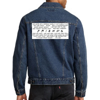 Quotes Poster Aesthetic Men Denim Jacket | Artistshot