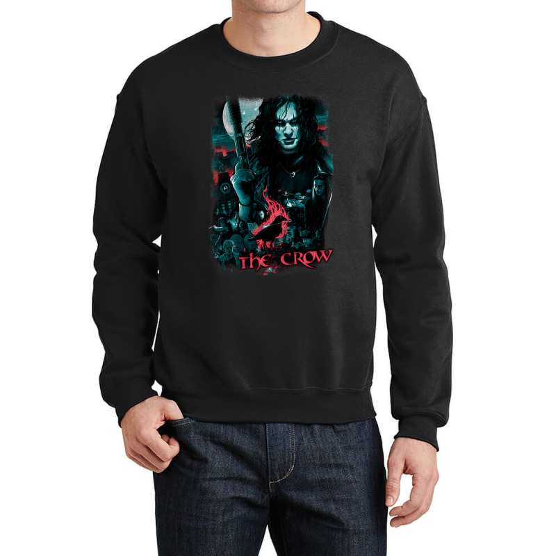 City Of Angels The Crow Crewneck Sweatshirt by OrvilleBudiao | Artistshot