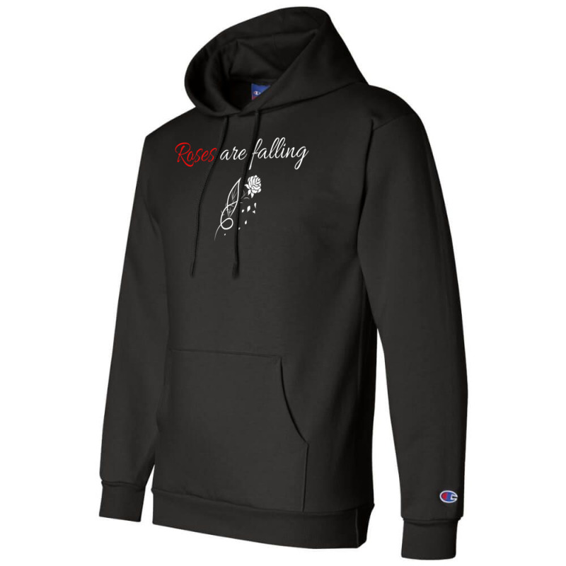 Red Orville Peck Roses Are Falling Lyrics   Red Humor Champion Hoodie by alheklupsm | Artistshot