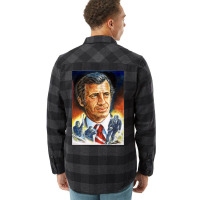 Jean Paul Belmondo Painting Portrait  T Stars Flannel Shirt | Artistshot