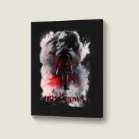 The Crow Portrait Canvas Print | Artistshot