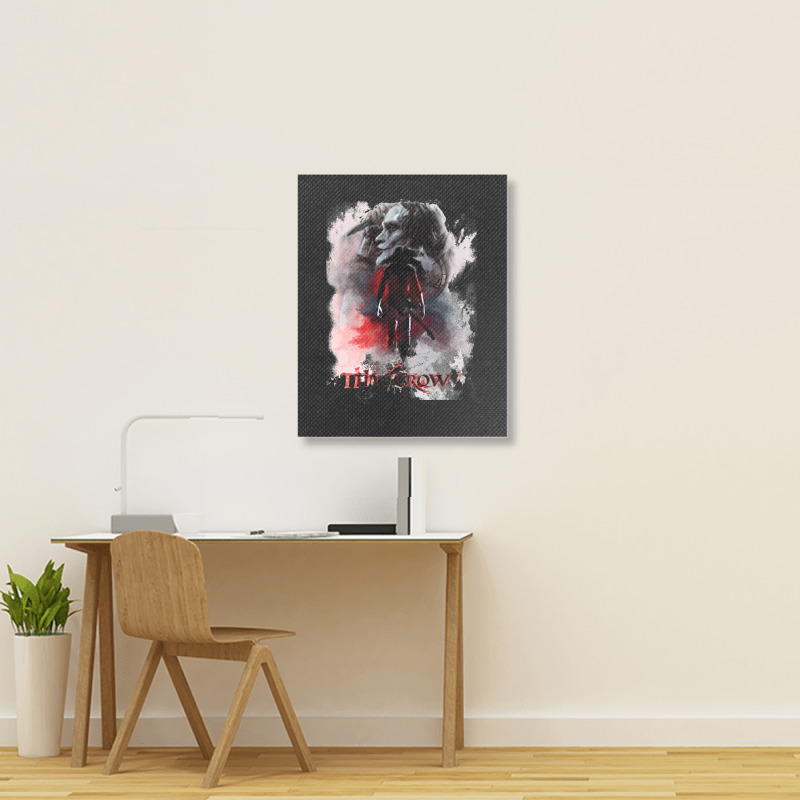 The Crow Portrait Canvas Print | Artistshot