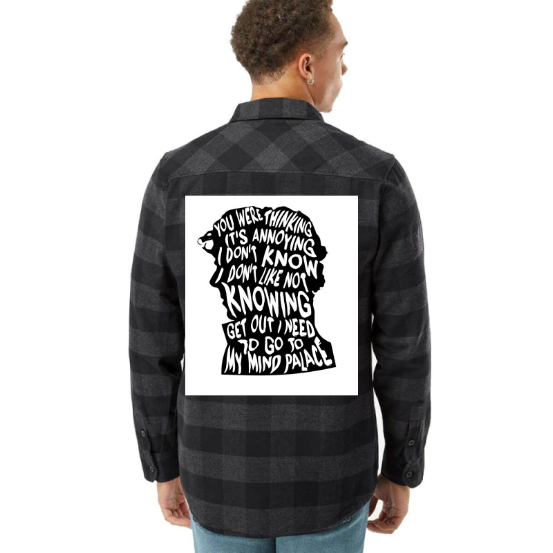 Sherlockx27s Mind Poster Nostalgia Flannel Shirt by maunesebekb | Artistshot