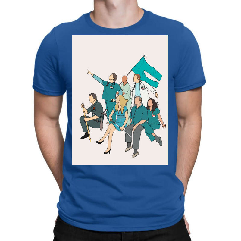 Scrubs Cast Fan Art Poster Cool T-shirt | Artistshot